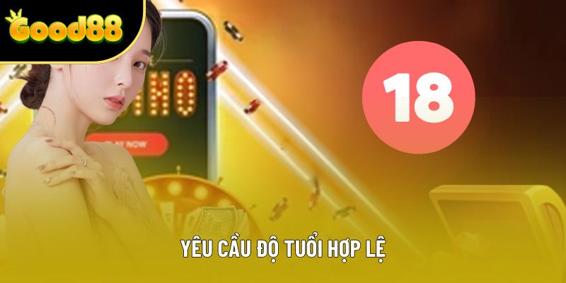 Yêu cầu độ tuổi hợp lệ